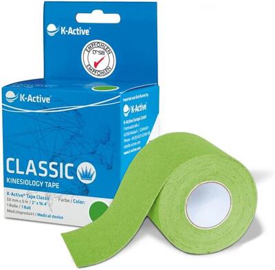 1 Rolle Kinesiotape k-active grün 5cmx5m