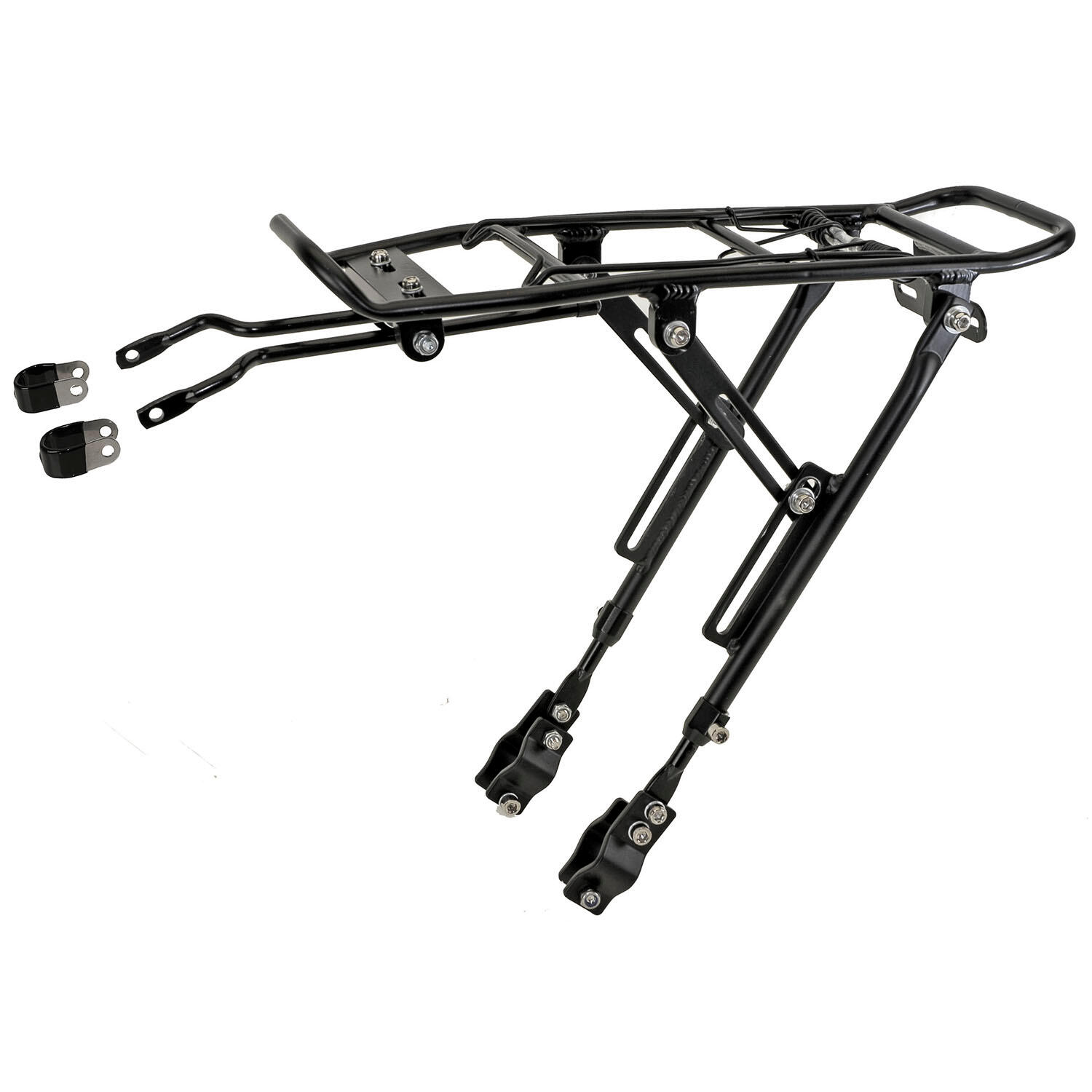 M-Wave Gepäckträger aus Aluminium, verstellbar in Schwarz 4/4