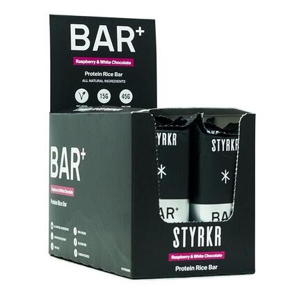 Styrkr BAR+ Citron – Boîte de 12 barres – Récupération 3:1 – Végan 74g