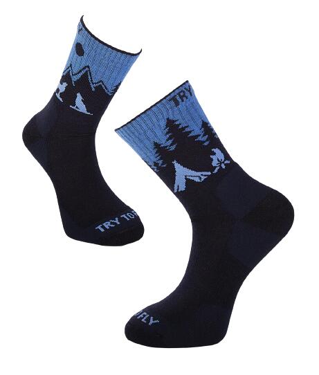 Chaussettes de randonnée en laine mérinos 4/4