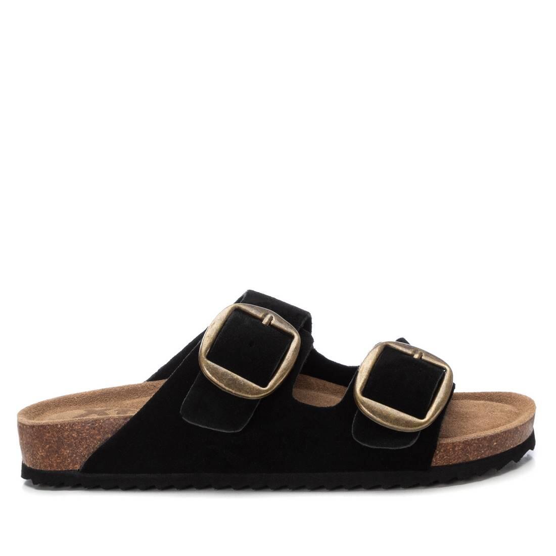 XTI Sandalias Planas Mujer Xti  Negro