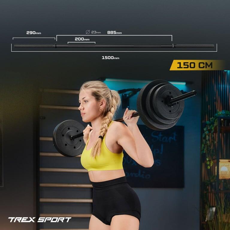 Barre de musculation droite Trex Sport TX-150SP 150 cm 25 mm acier 100 kg 2/7
