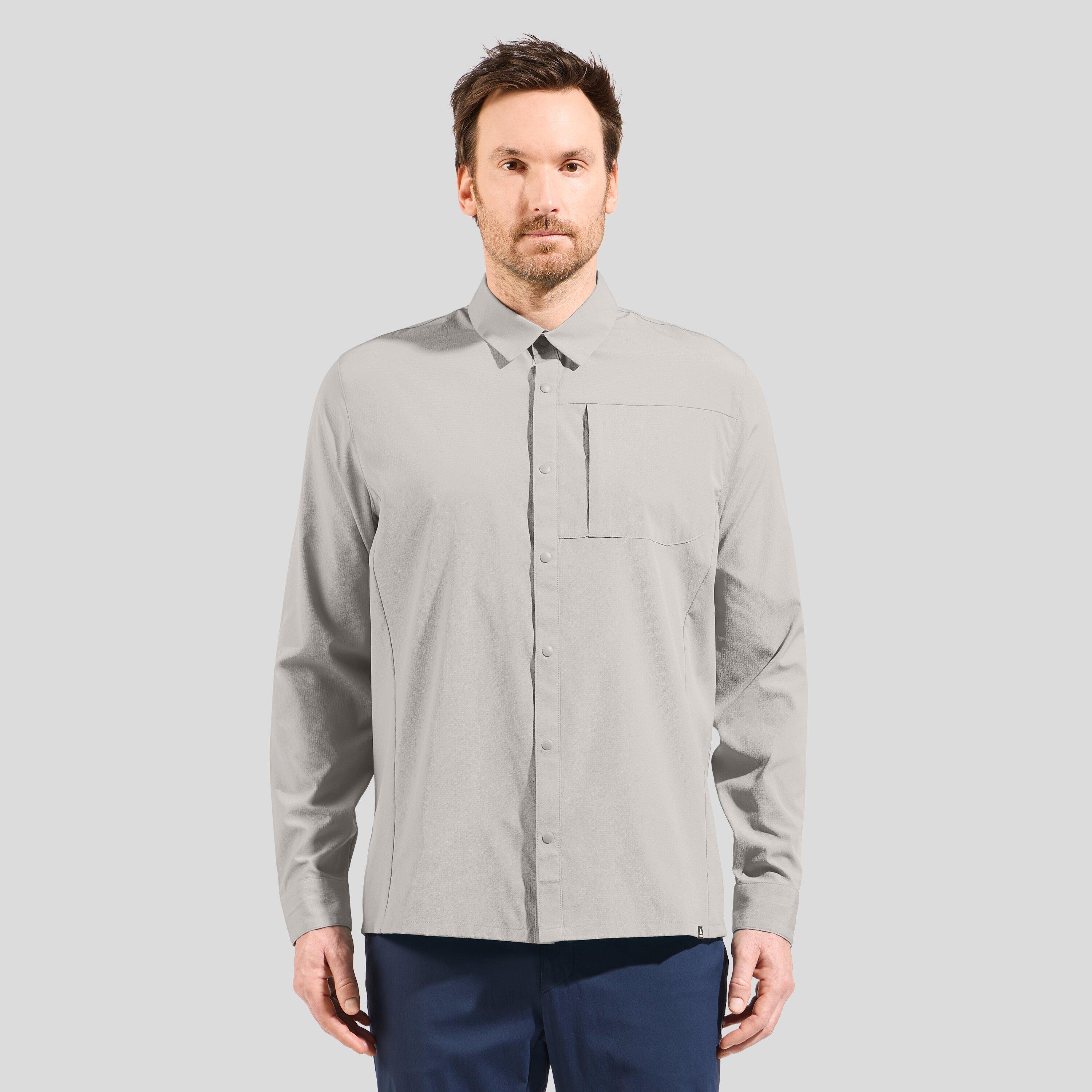 Odlo - Essential Odlo - Chemise Manches Longues - Gris - 48 Xl - Decathlon