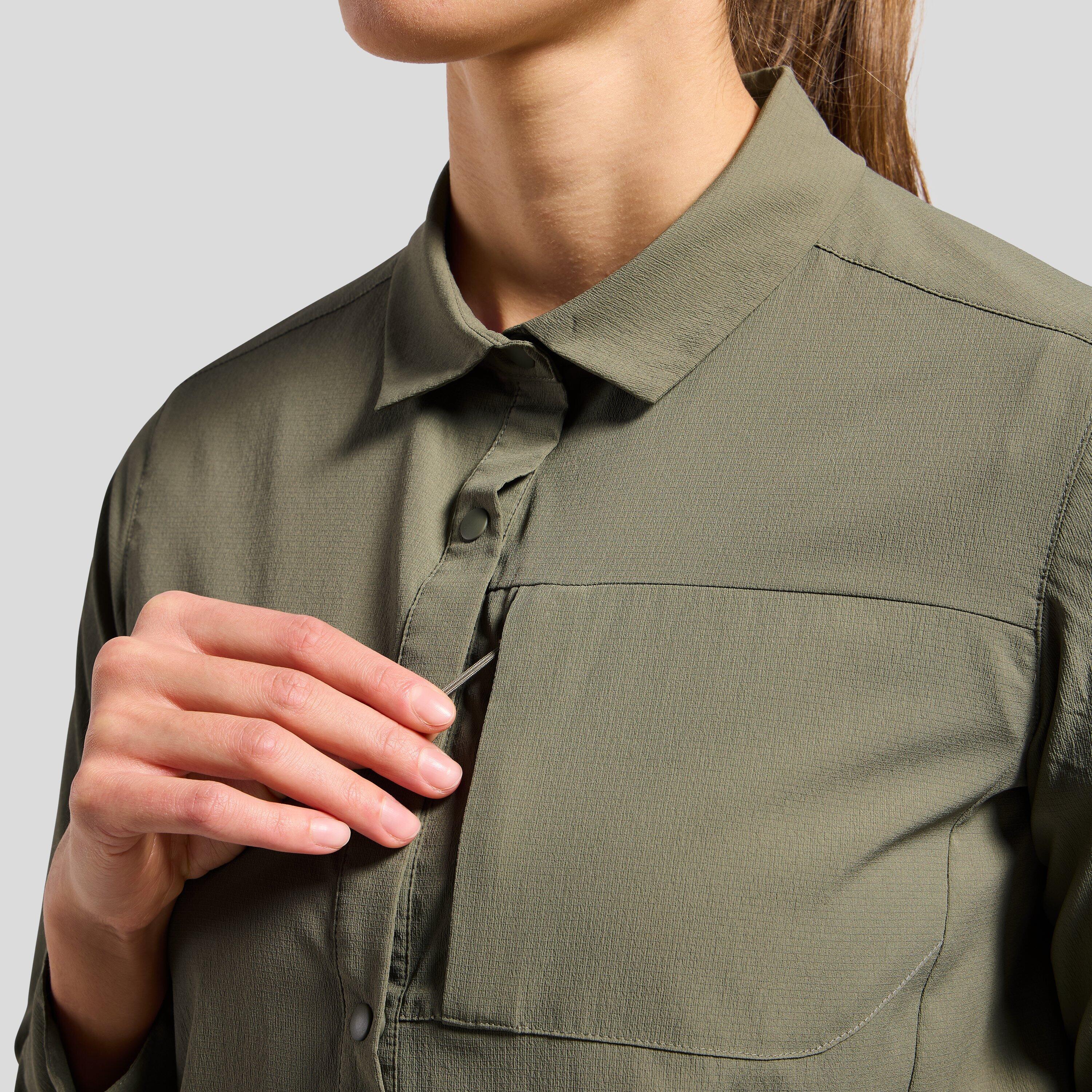 Chemise de randonnée à manches longues Essentials ODLO 3/6