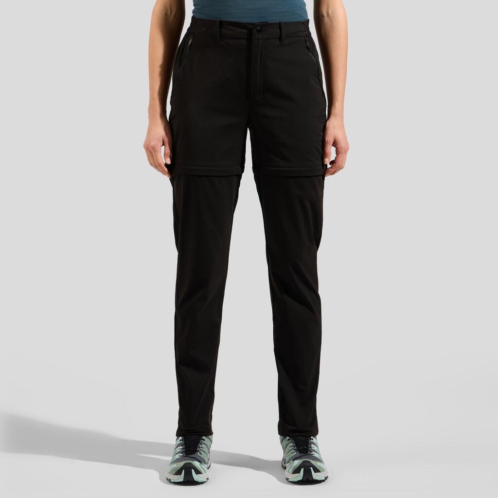 Odlo Ascent Women's Convertible Hiking Pants Black