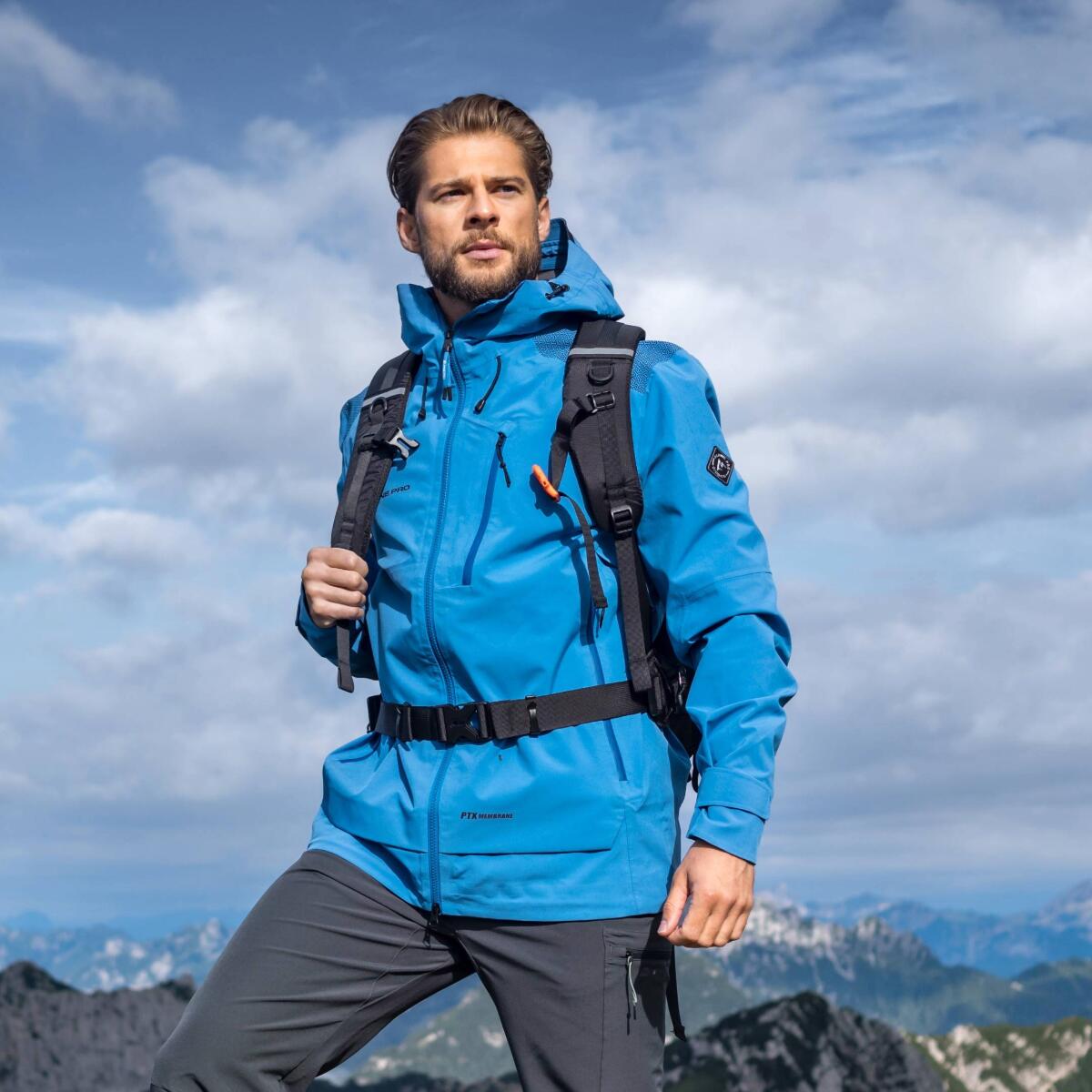 Kurtka trekkingowa męska Alpine Pro Gor wodoodporna 6/7