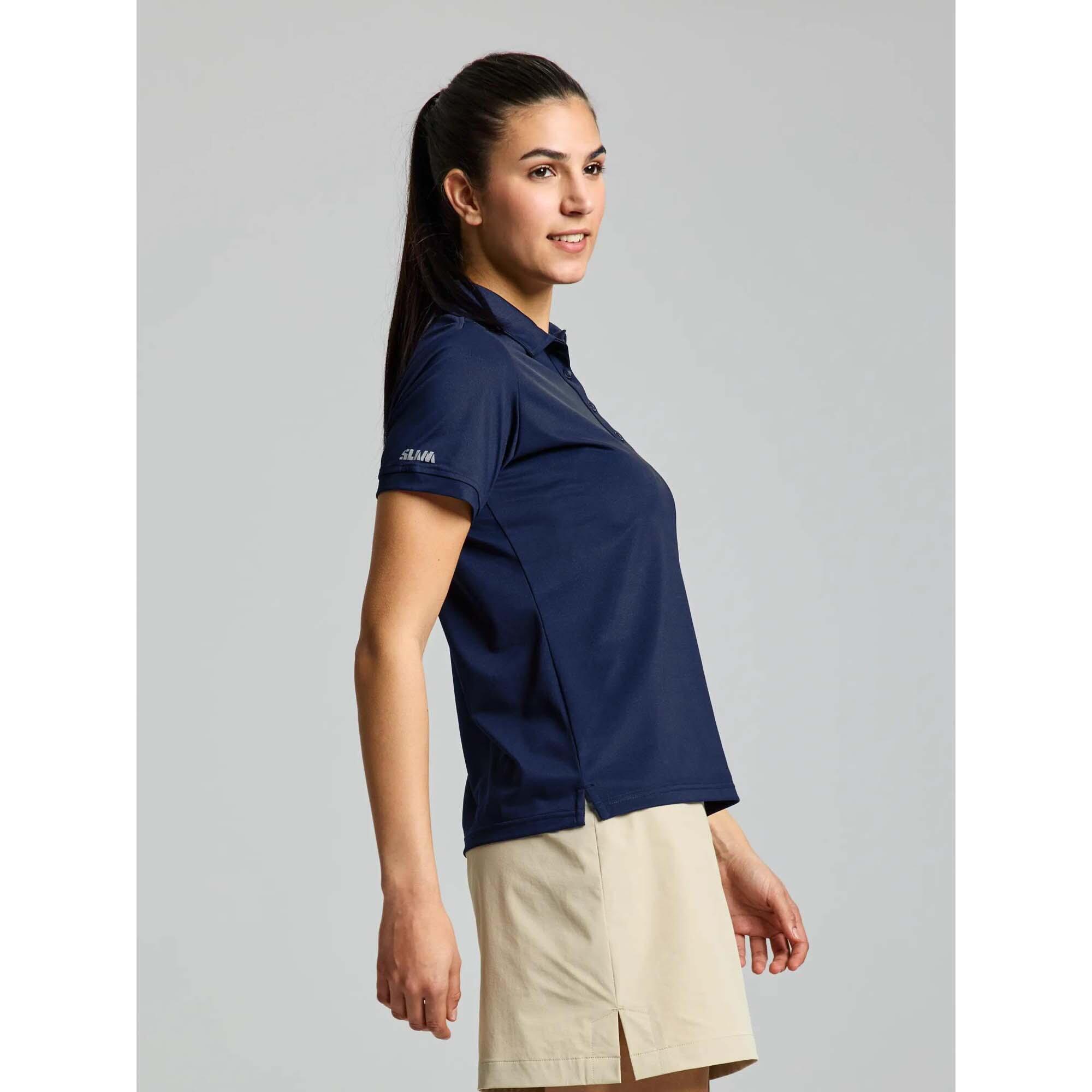 Slam Ws Tech Pique Polo Ss Femme 3/5