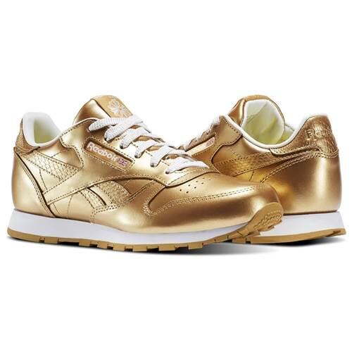 Scarpa universali bambini Reebok Classic Leather Metallic Brass 3/7