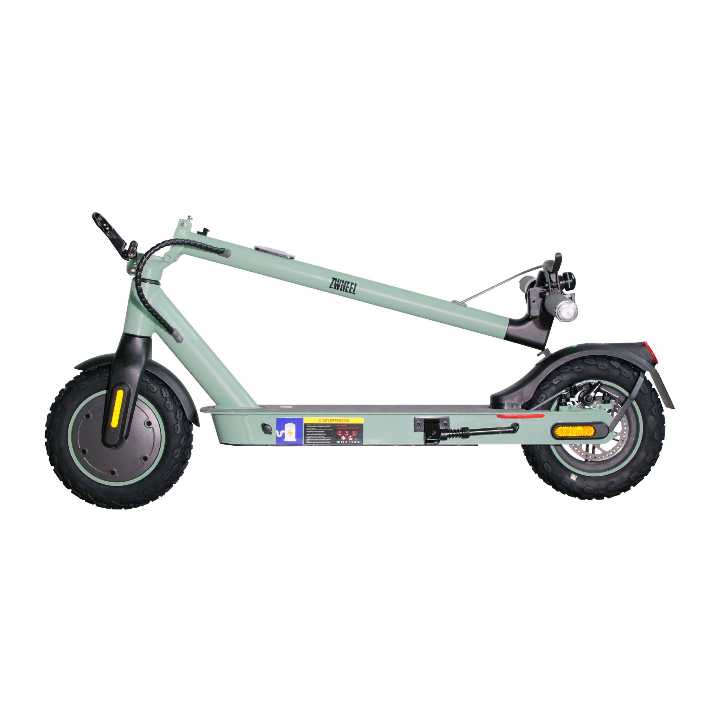 Trotinete elétrico ZWheel ZFox Plus Laki, 600W, 10400mAh, 30km, verde 2/6