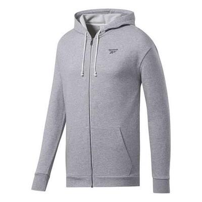 Felpe universali uomo Reebok TE FT FZ Hoodie