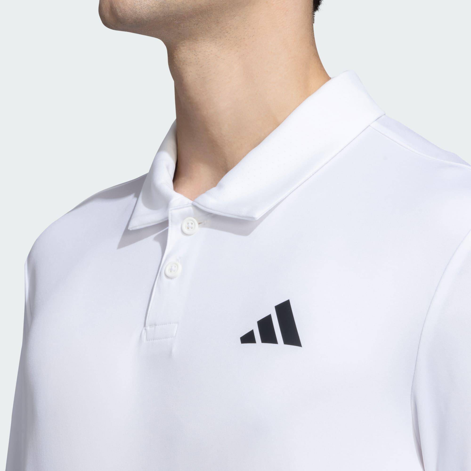 Adidas CLUB 3STR POLO Men Tennis Polo Shirts White -  5