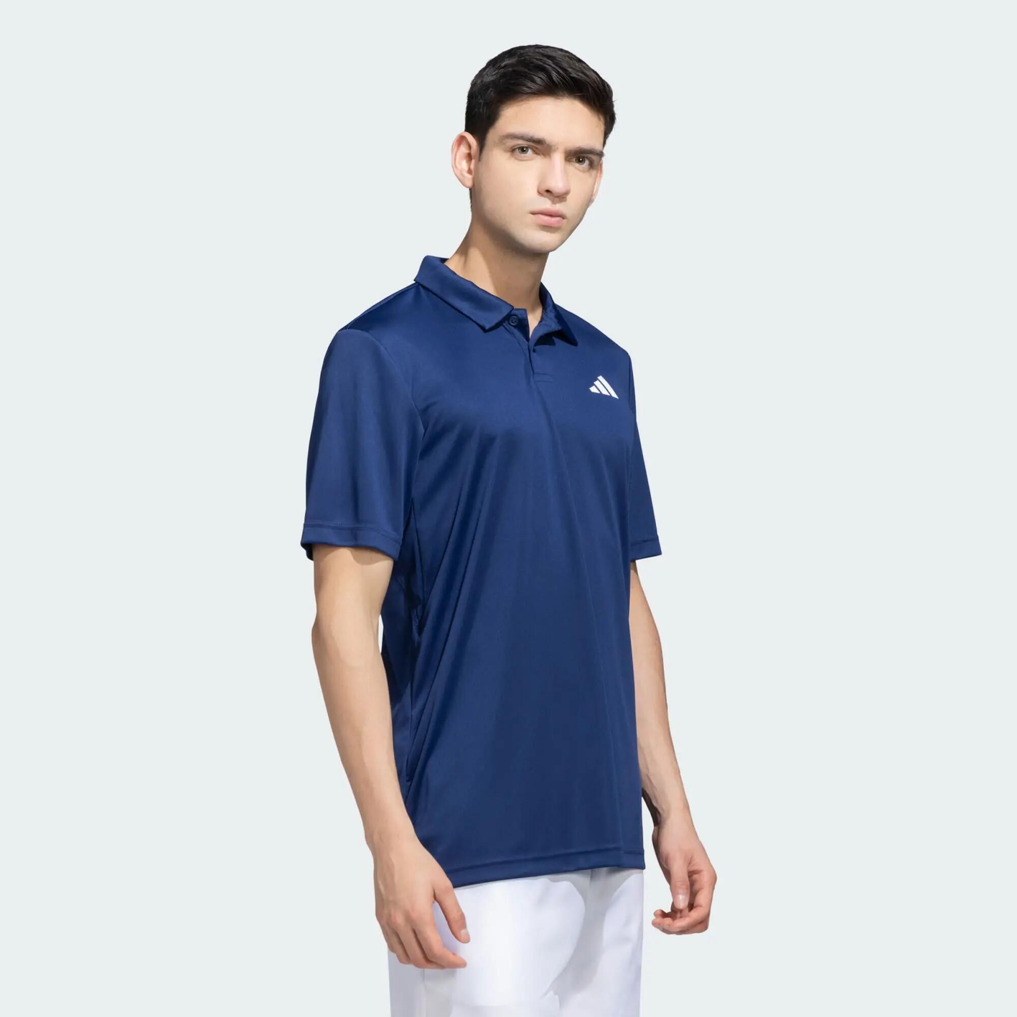 Adidas CLUB POLO Men Tennis Polo Shirts Blue -  4