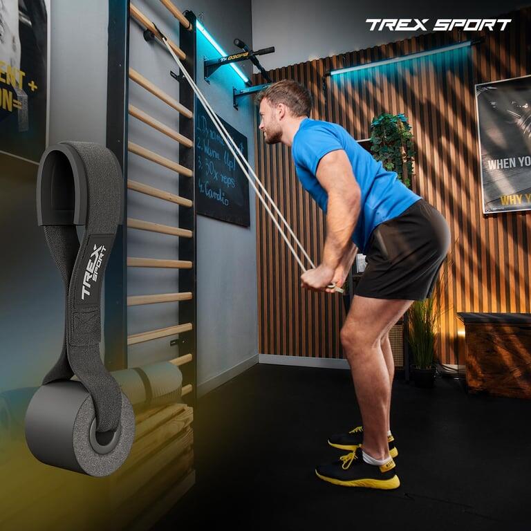 Set d'élastiques de résistance 4 pcs Trex Sport TX-004PB avec ancre 4/7