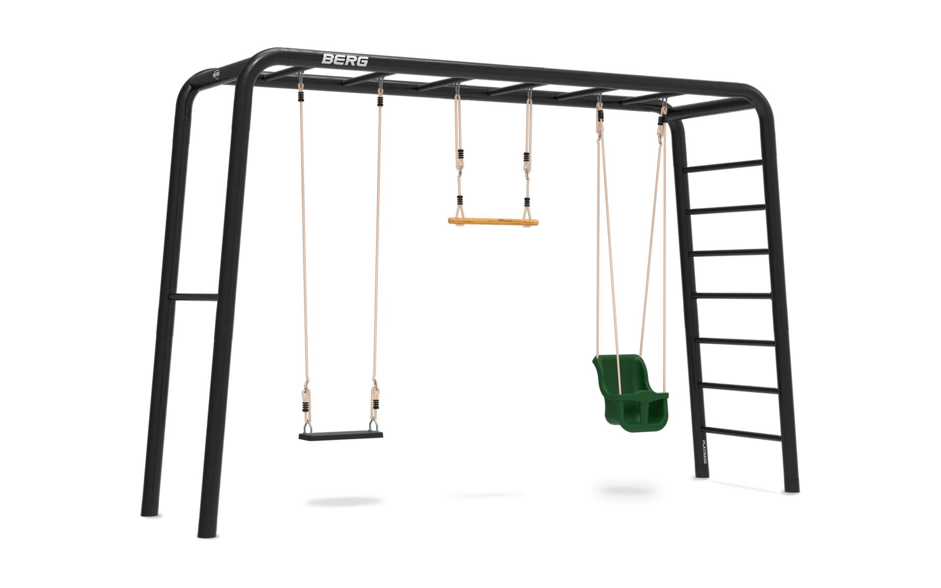 BERG BERG PlayBase Large TL (Kinderschaukel + Gummischaukel + Trapez)