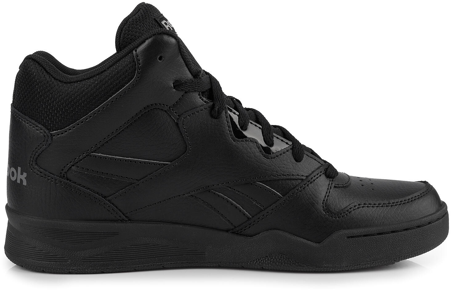 Męskie buty sportowe wysokie skórzane czarne REEBOK ROYAL 3/7