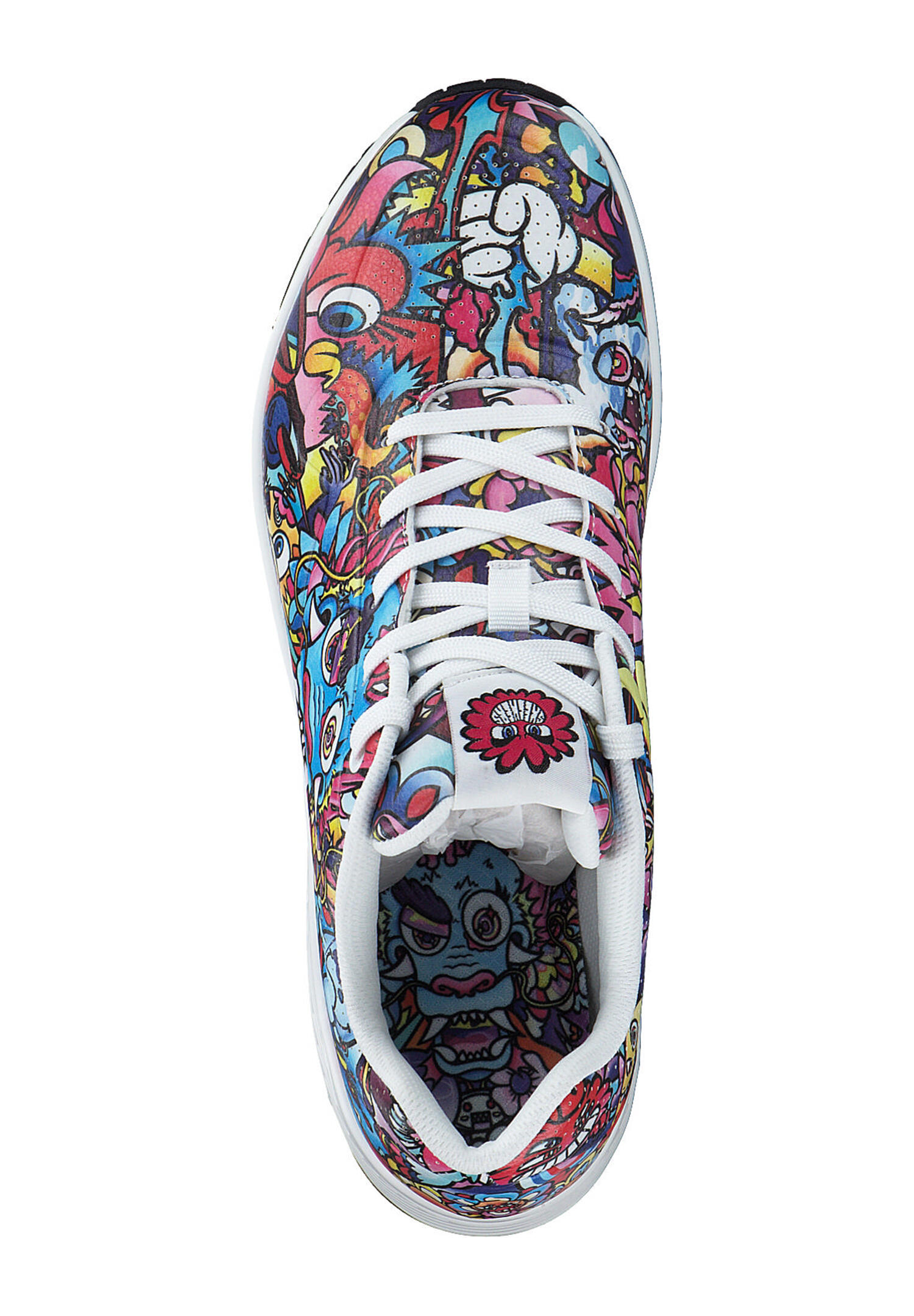 Skechers Damen Street UNO COLOR DOODLE Sneakers 177973 Multi 3/7