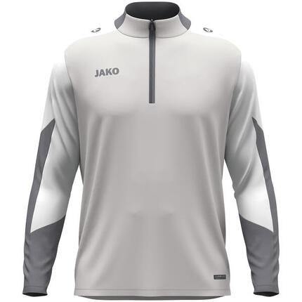 Veste training - Enfant - Dynamic Ziptop - Gris clair/Blanc