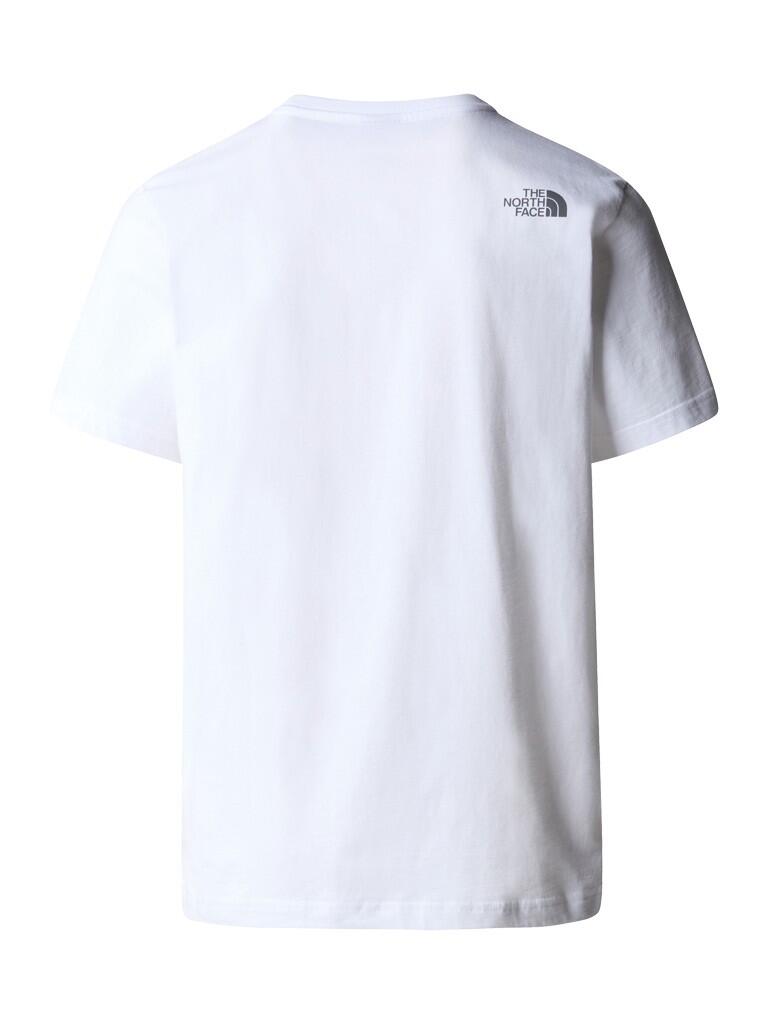 T-shirt Mountain Line Wit - NF0A87NTFN4 3/4