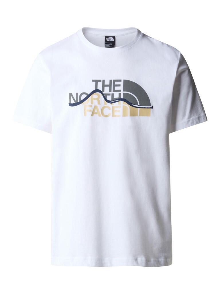 T-shirt Mountain Line Wit - NF0A87NTFN4 2/4