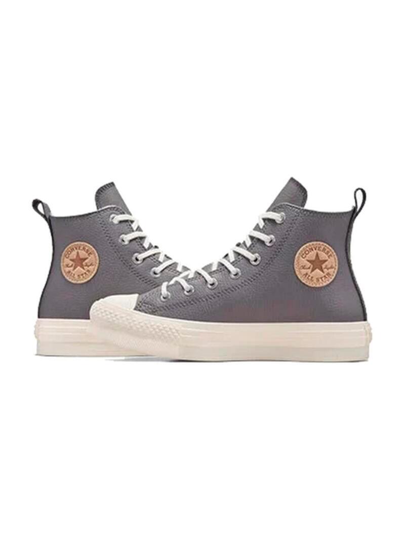 Zapatilla para Niño Converse All star lift plataform Gris 7/7
