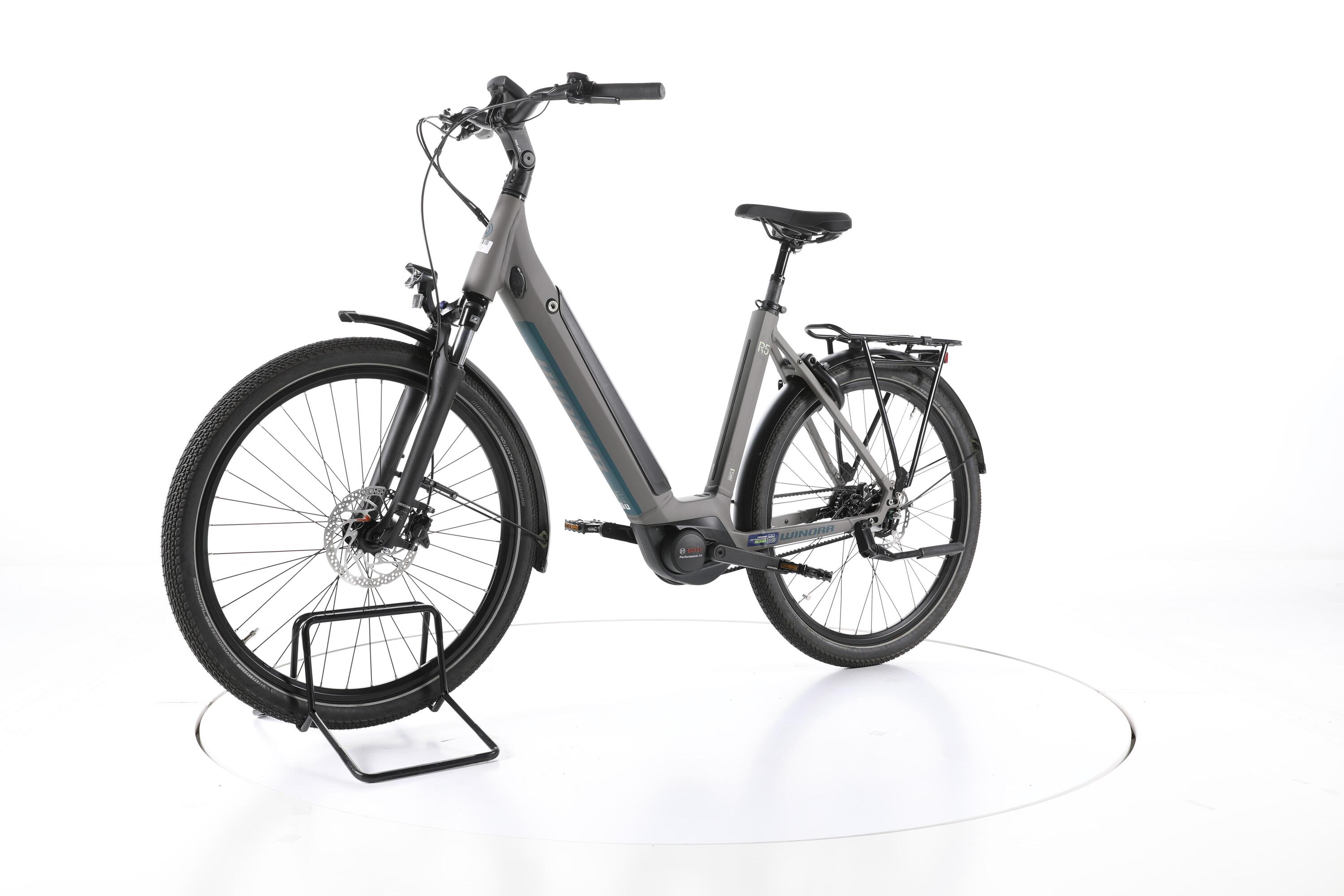 Refurbished - Winora Sinus R5 City E-Bike Lage instap 2023 - Zeer goed 5/7
