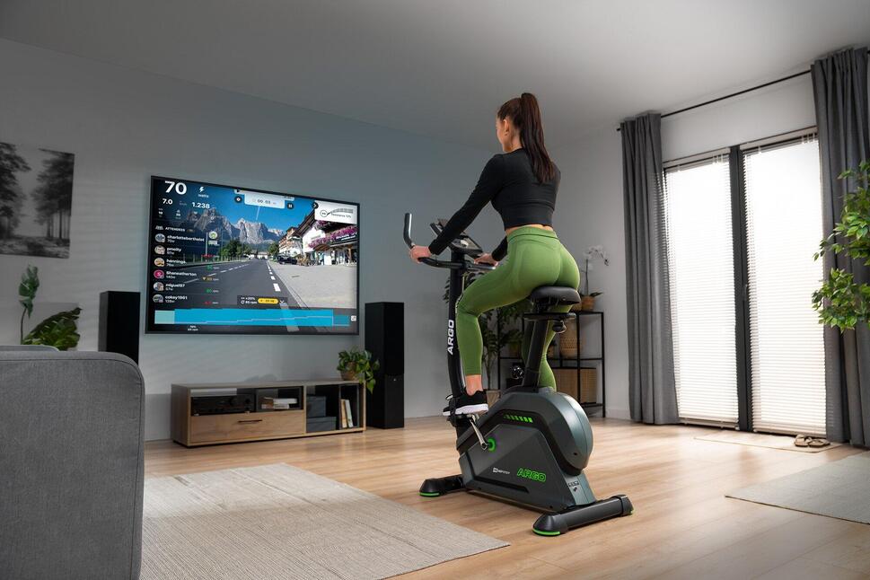 Rower stacjonarny treningowy elektryczno-magnetyczny Hop-Sport Argo