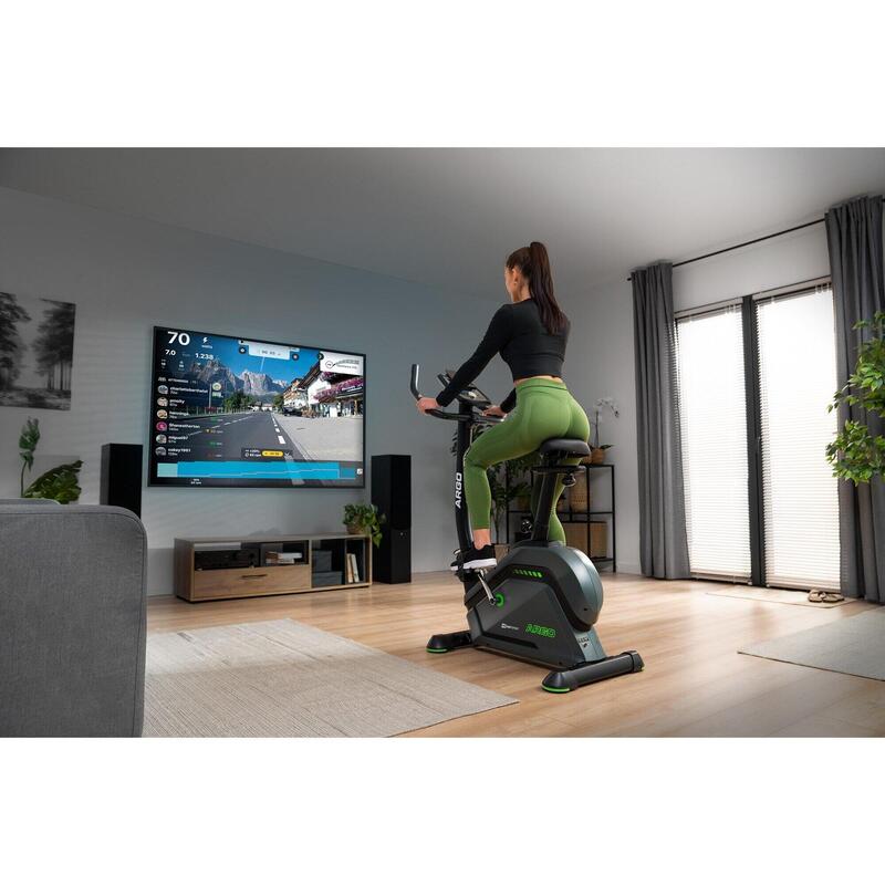 Rower stacjonarny treningowy elektryczno-magnetyczny Hop-Sport Argo