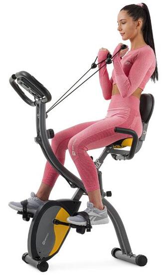 Vélo d'appartement pliable Xbike, résistance magnétique Hop-Sport HS-3010X Grix