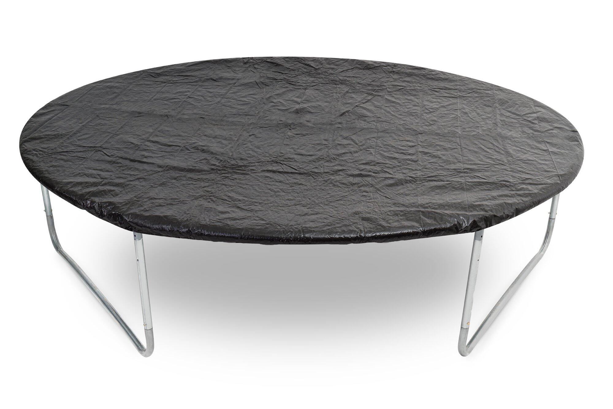 Osłonka przeciwdeszczowa na trampolinę 8FT Hop-Sport czarna 1/2