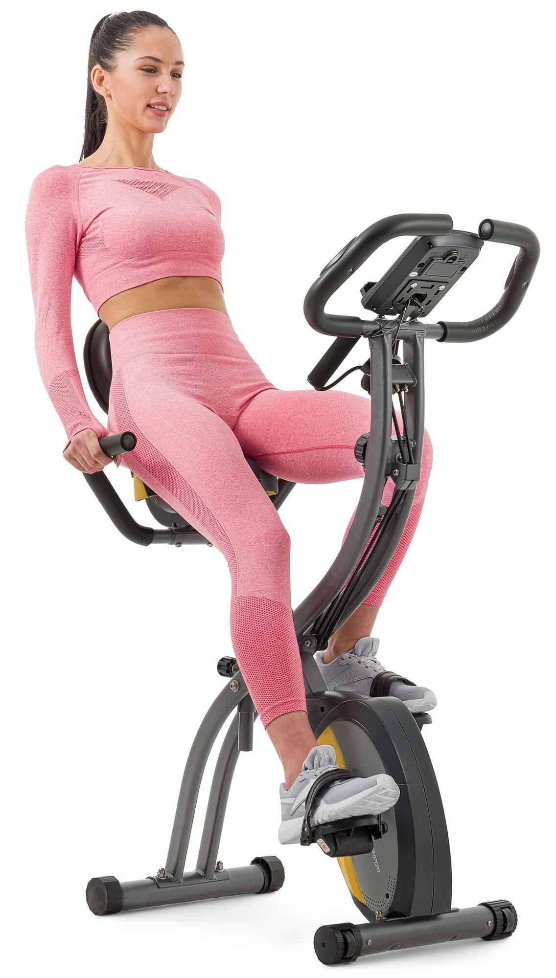 Klappbares Trainingsfahrrad Hop-Sport Xbike Grix 7/7