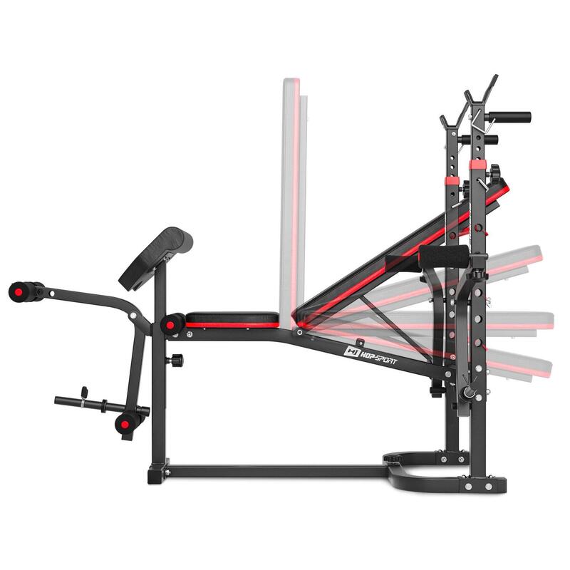 Zestaw kulturystyczny Hop-Sport Premium 38kg z ławką HS-1065