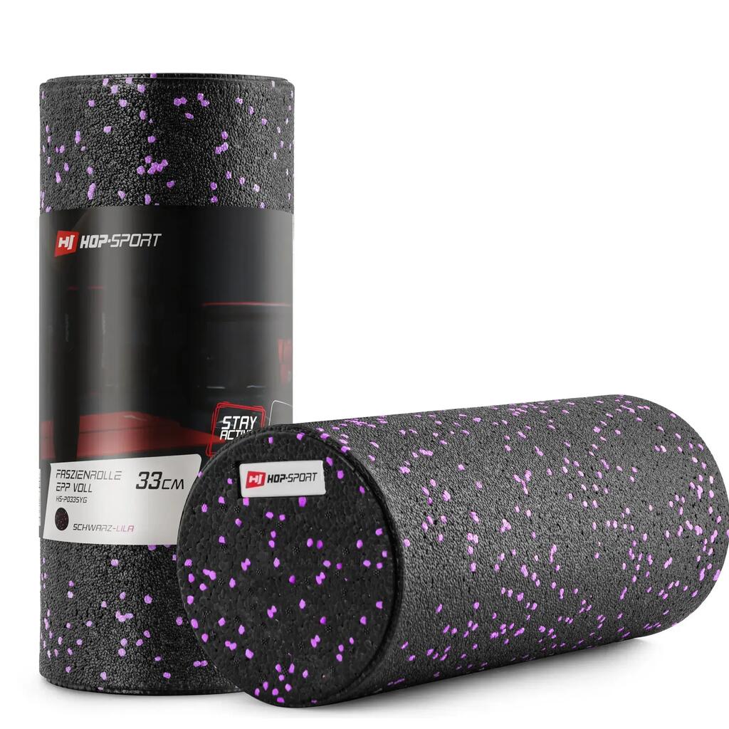 Ролер за масаж Hop-Sport EPP 33см плътен