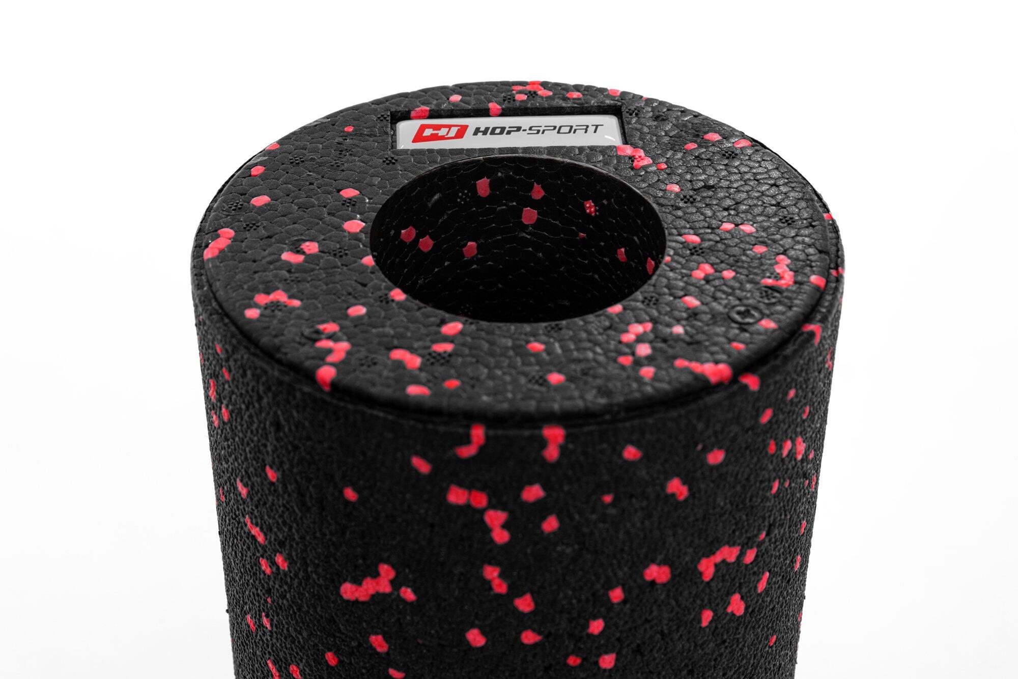 Rodillo de masaje EPP hueco 33cm rojo 5/7