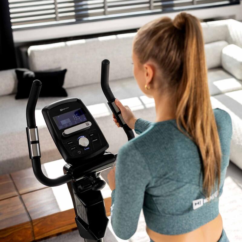 Rower stacjonarny treningowy elektryczno-magnetyczny Hop-Sport Apollo