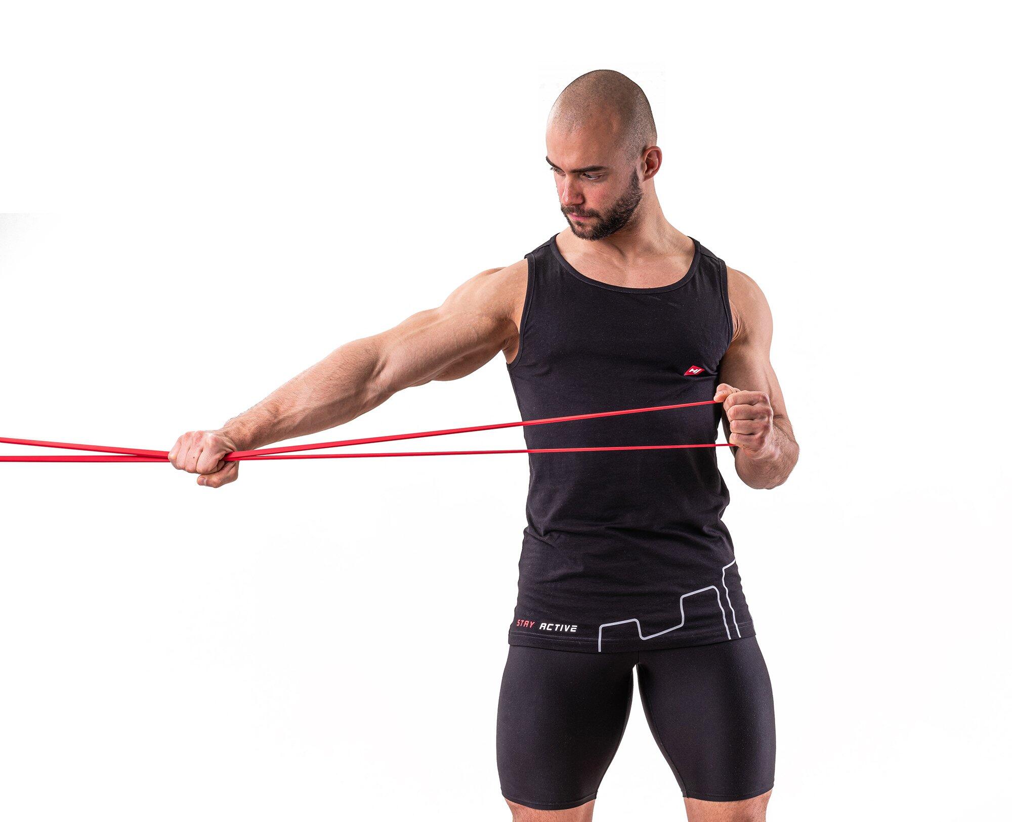 Bande de résistance fitness pour exercices Hop-Sport 7-16kg 5/7