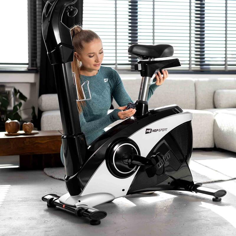 Rower stacjonarny treningowy elektryczno-magnetyczny Hop-Sport Apollo