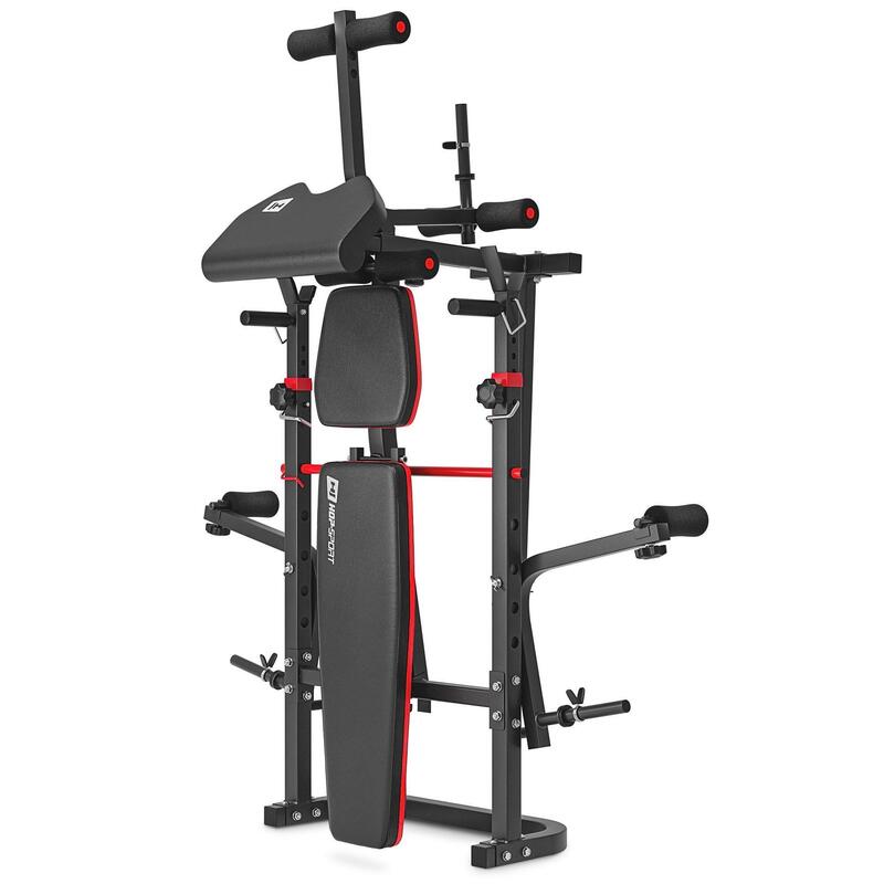 Bancă de culturism Hop-Sport HS-1065HB Pro cu suport
