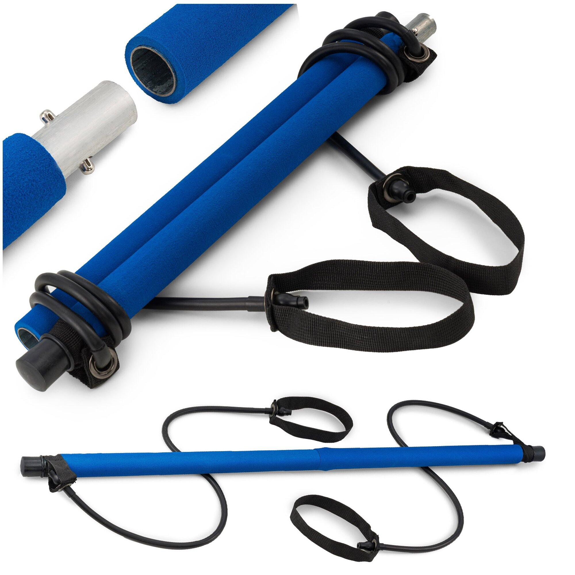Klappbarer Trainingsstab mit Expandern Hop-Sport HS-T090GS 7/7