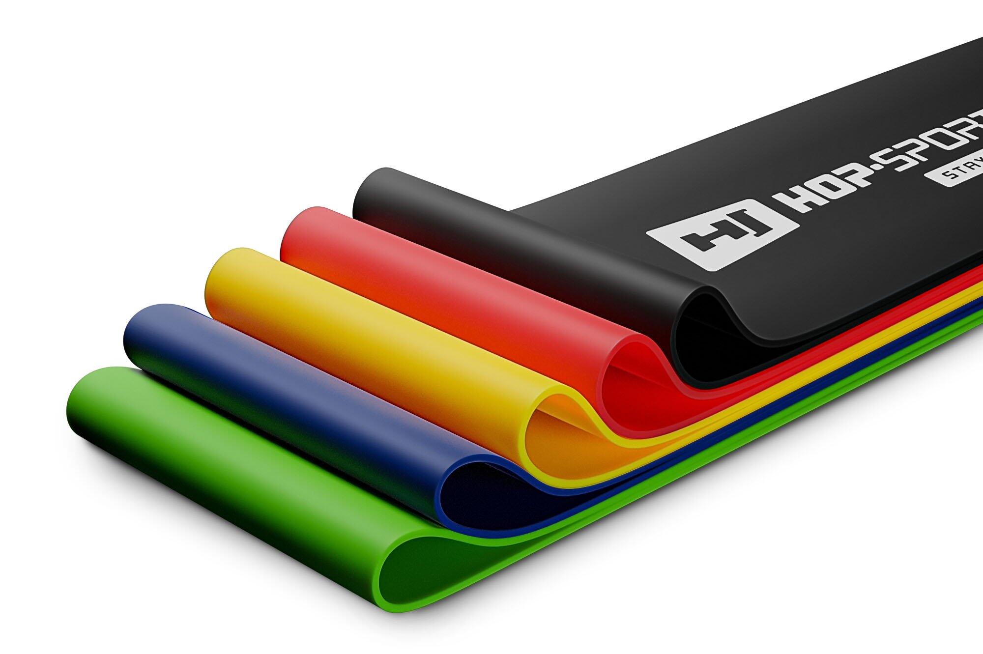 Conjunto de bandas de resistencia 600x50mm multicolor 3/7