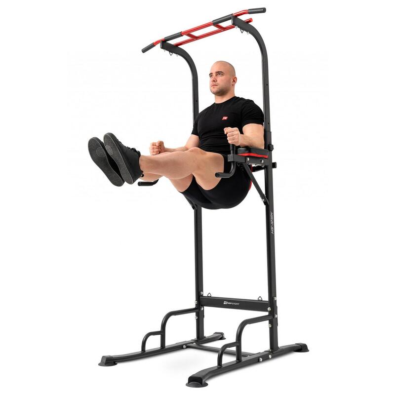 Bara de antrenament Hop-Sport HS-1016K cu bară și extensoare