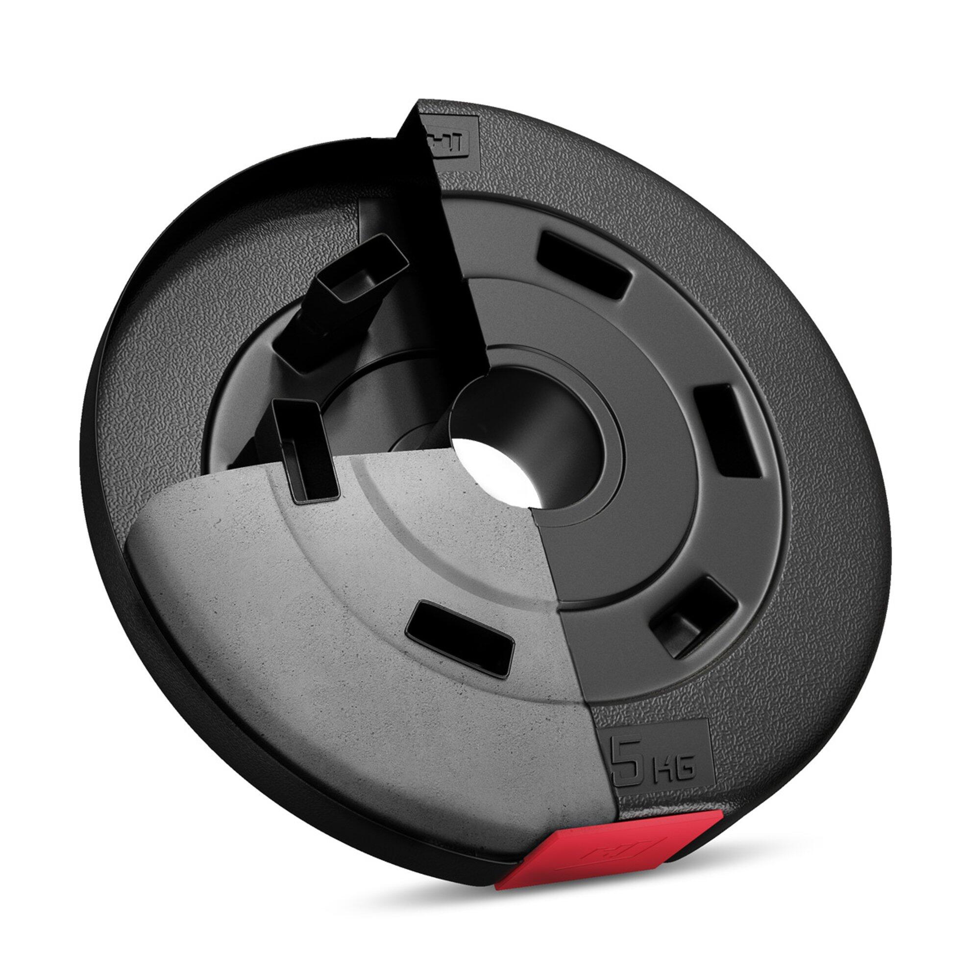 Set di pesi compositi per allenamento 30kg (2x10, 2x5) 6/7
