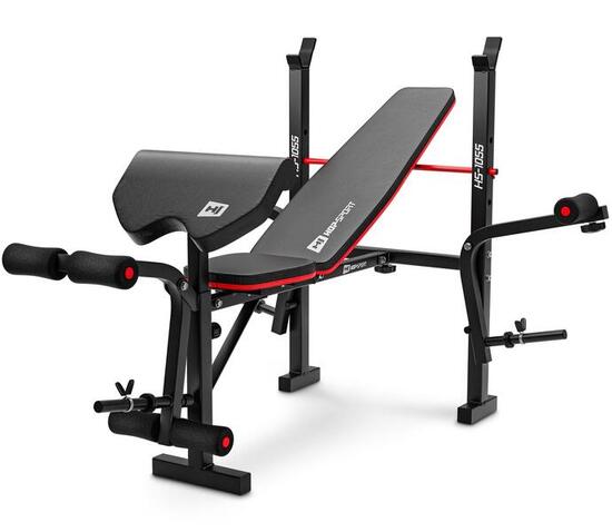 Banc de musculation Hop-Sport HS-1055 Pro avec pupitre à biceps