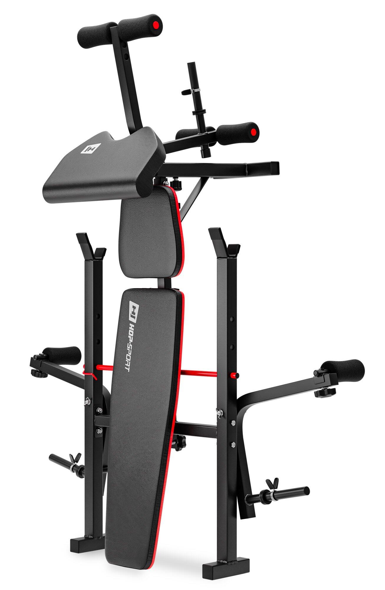 Ławka do ćwiczeń Hop-Sport HS-1055 Pro z modlitewnikiem