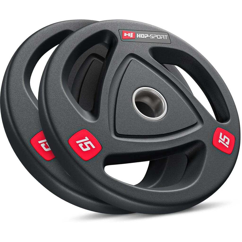 Комплект олимпийски тежести за щанга Hop-Sport HS-OD15 2x15kg 51mm
