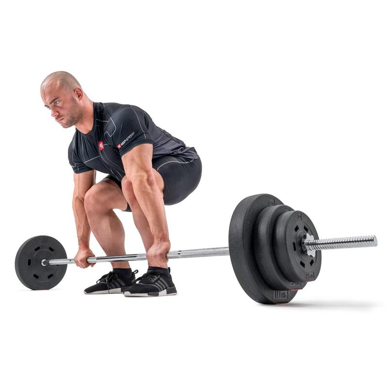 Gryf do treningu siłowego Hop-Sport 218 cm (30 mm) prosty