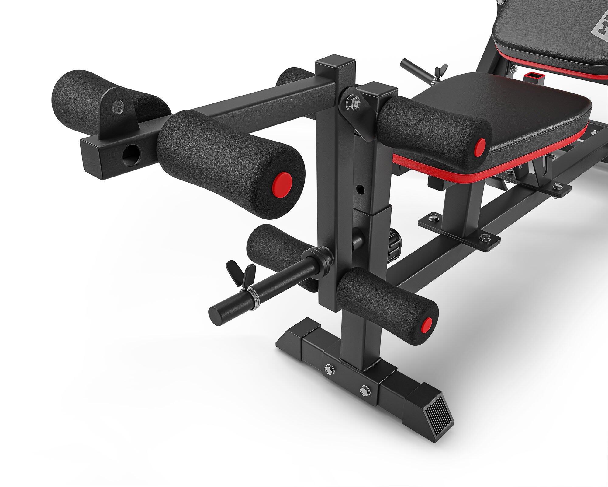 Ławka pod sztangę HS-1075 Pro z wyciągiem i modlitewnikiem 6/7