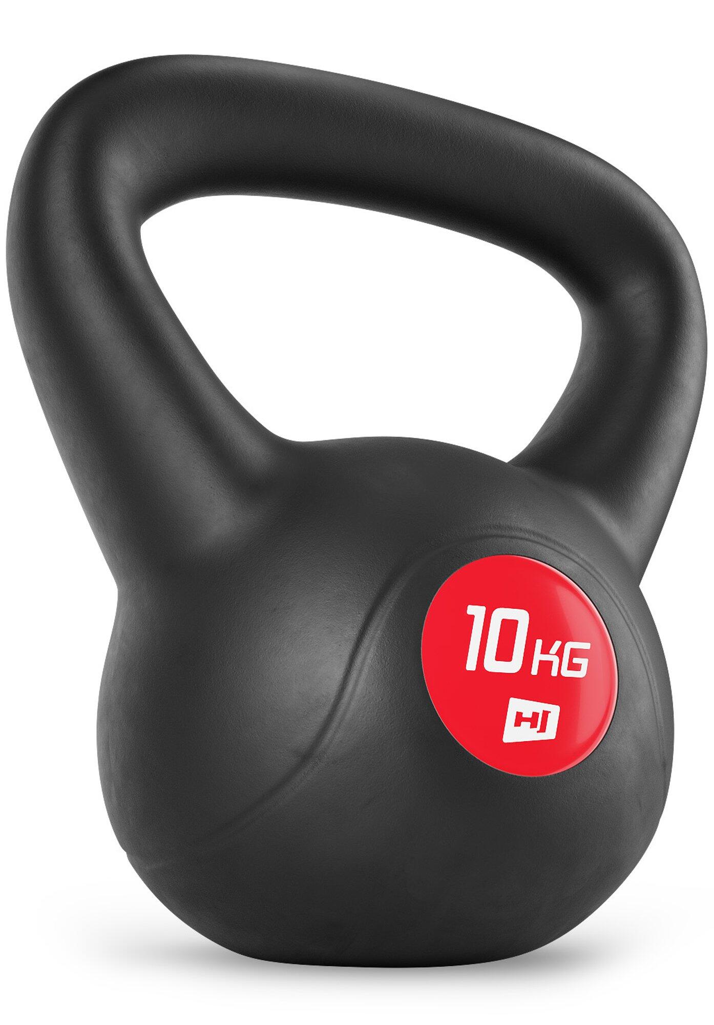 Kettlebell winylowy do treningu siłowego Hop-Sport HS-PB010HB 10kg