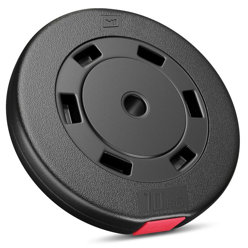 Zestaw obciążeń kompozytowych do sztangi Hop-Sport HS-C40DD 40kg (4x10)