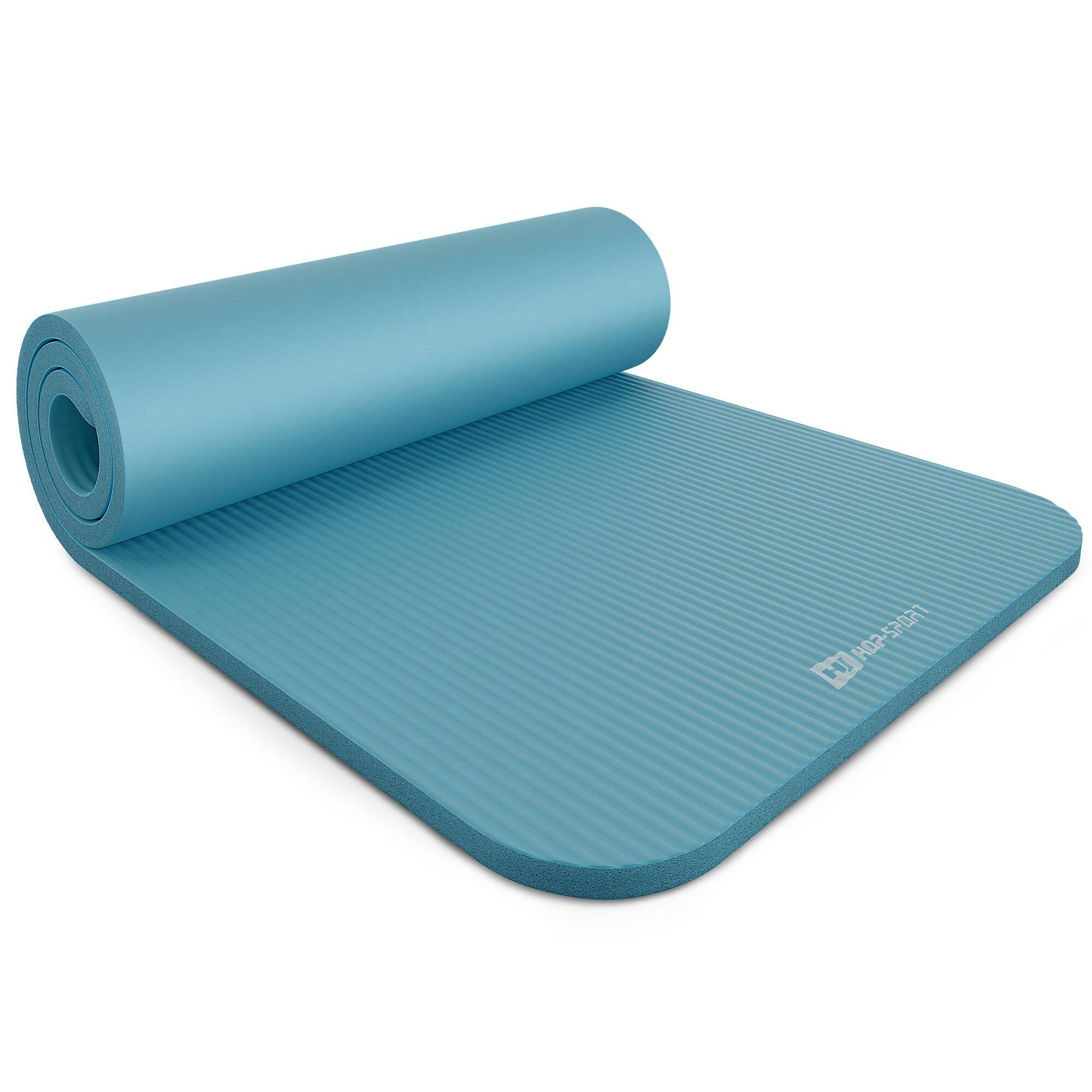 Esterilla de fitness NBR 2cm - azul claro - 190x60 cm 6/7