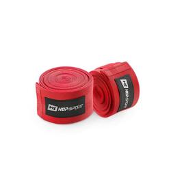 Bandages de boxe 4m Hop-Sport rouges